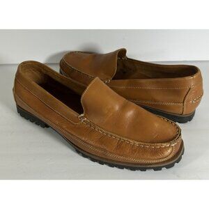Vintage 90s Eddie Bauer Leather Slip On Driving Loafer Shoe